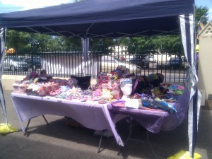 My stall at the Norwood Community Market