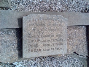 Emily, Edith, Rose and Edgar Goodall Hindmarsh Cemetery