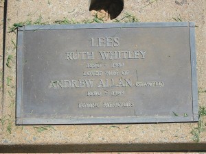 Ruth Whitley Lees Andrew Allan Lees Elmore Cemetery