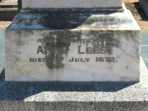 Anne Lees Elmore Cemetery